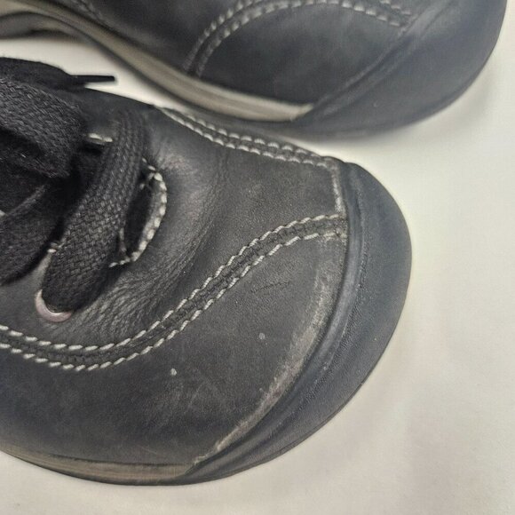 Keen Women's Black Leather Lace-Up Walking Shoes Size‎ 7.5 - Picture 3 of 9